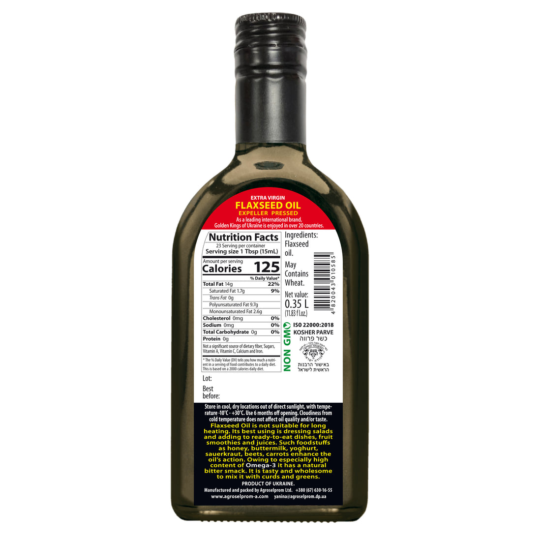 Flaxseed oil
